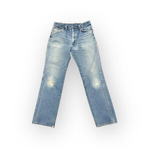 Vintage 70s Sedgefield Mens Jeans 33x32 Light Wash Distressed Straight Leg USA